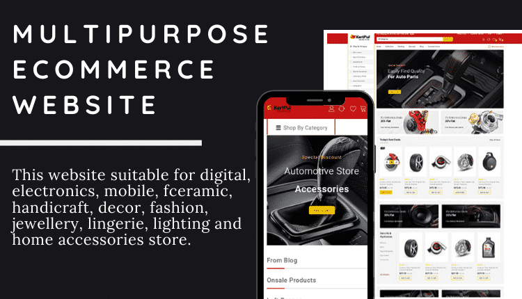 Multipurpose eCommerce website
