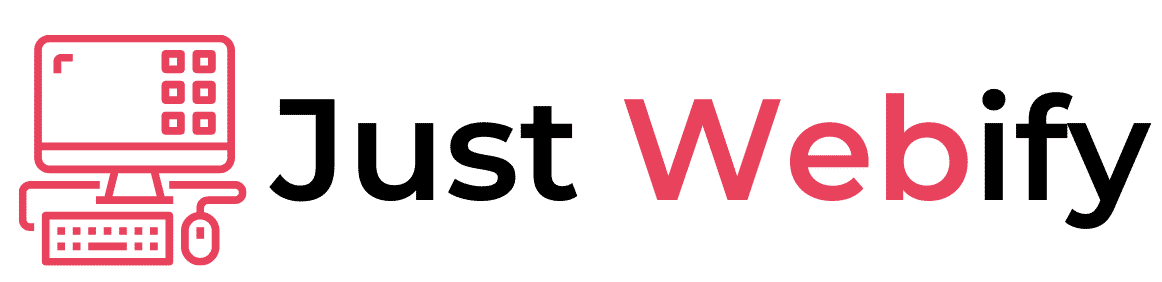 Rich result on Google's SERP when searching for 'Just Webify logo png'