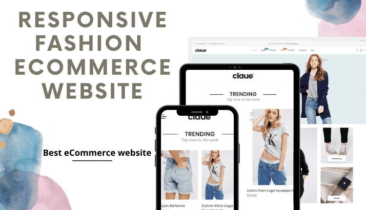 Responsive Fashion eCommerce Website