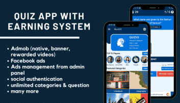 Quiz App with Earning System